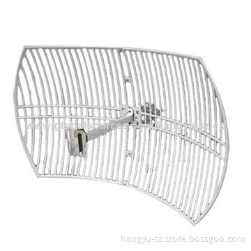 2.4GHz Grid Parabolic Antenna with 2,400 to 2,483MHz Frequency Range and 24dBi Gain